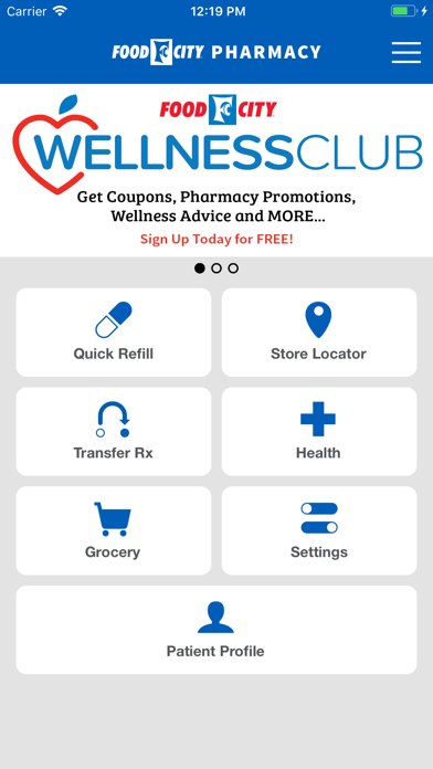 Food City Pharmacy Mobile App Screenshot