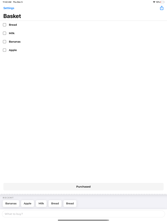 Screenshot #4 pour Shopping Roll — Liste d'épicer