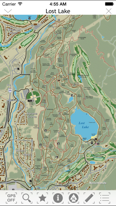 TrailMapps: Whistler Screenshot