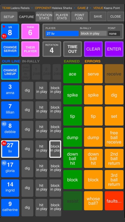 SoloStats 123 Volleyball screenshot-3