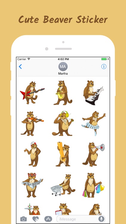 Beaver Sticker Emojis