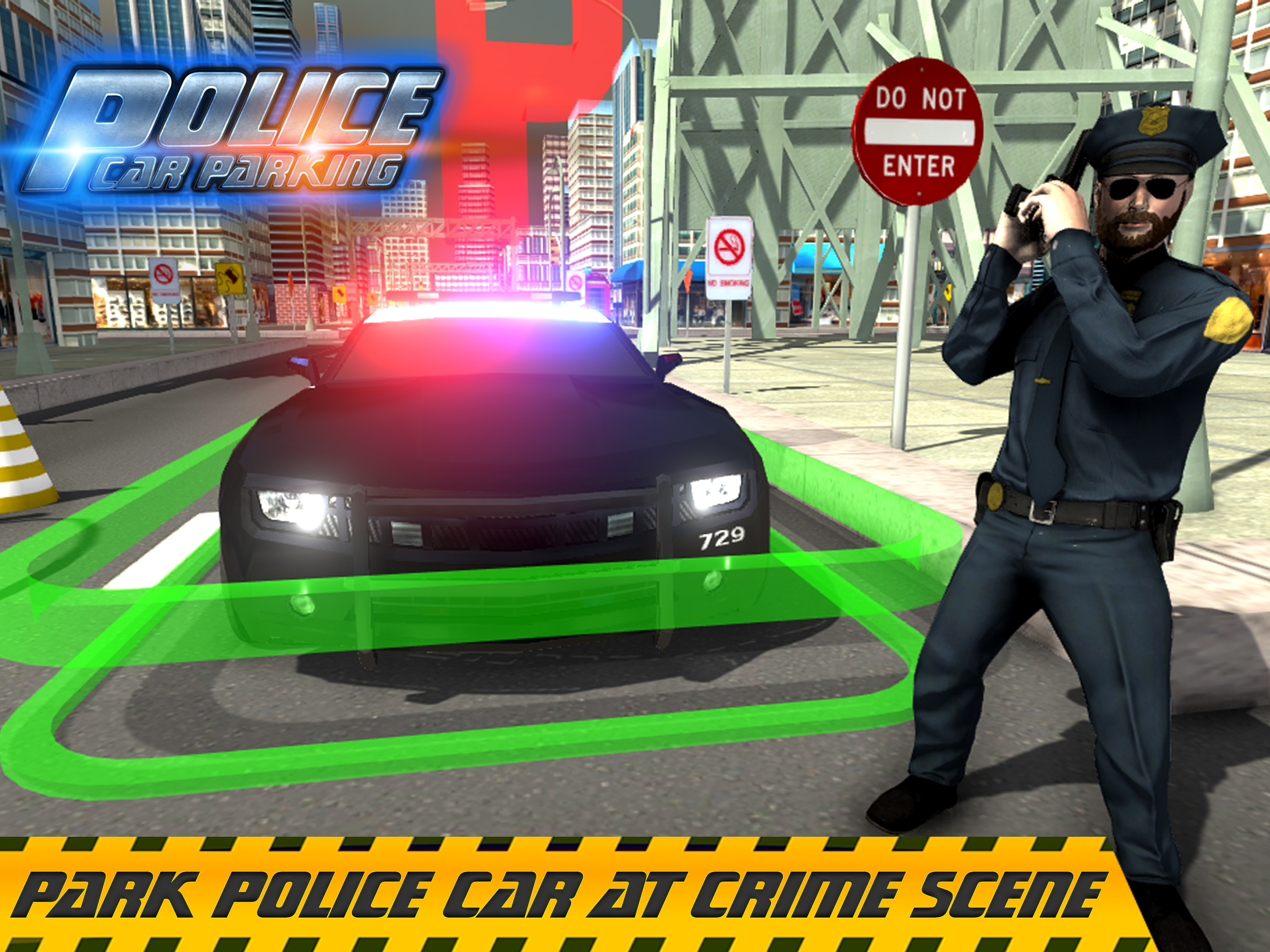 Advanced Police Car Parking screenshot 5