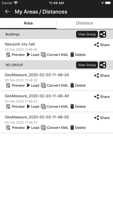 Geo Measure Area Calculator Screenshot