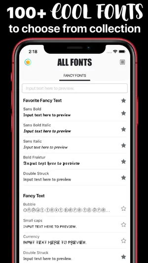 All Fonts for iPhones screenshot 1