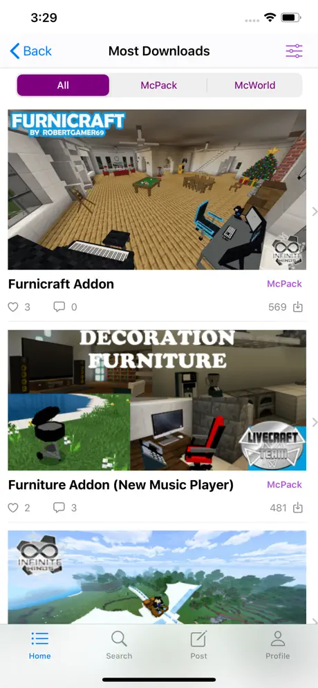 Addons for Minecraft Community