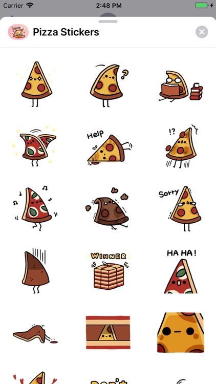 Pizza Stickers