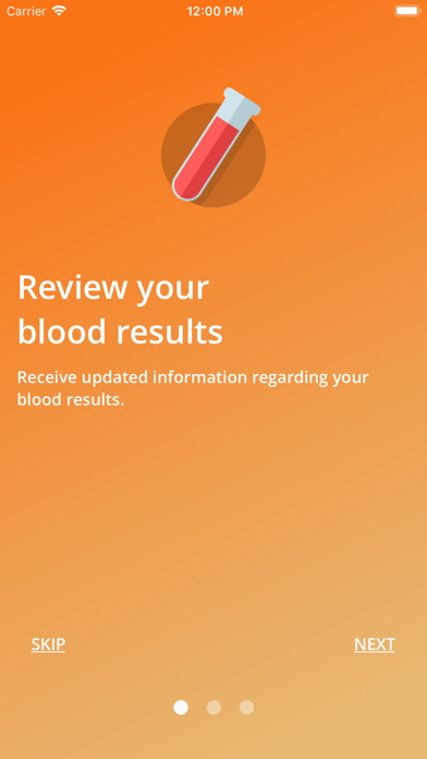 Diaverum d.CARE patient app screenshot 2