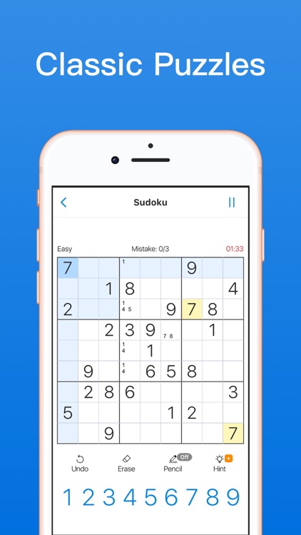 Sudoku - Classic Brain Games