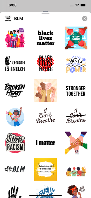 BLM Black Lives Matter Sticker(圖2)-速報App