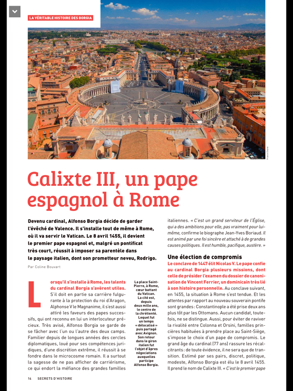 Secrets d'Histoire Magazine iPad screenshot 4 - Reference app