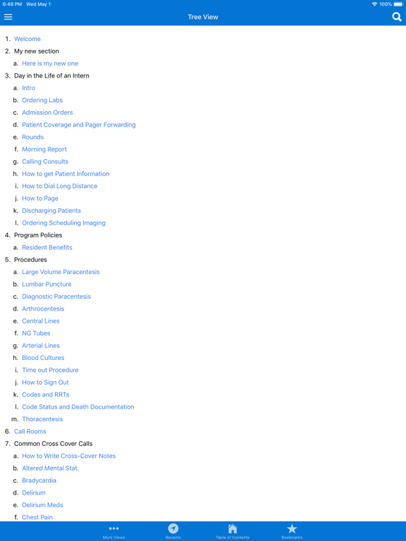 DocLauncher iPad screenshot 4 - Reference app