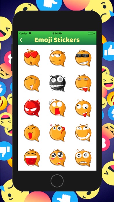 Emoji Face Stickersのおすすめ画像5