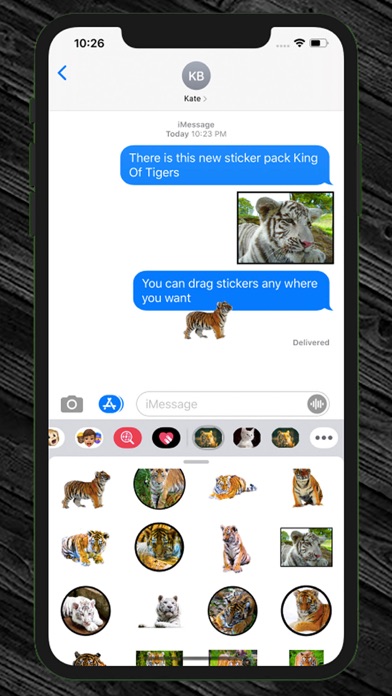 King Of Tigers Sticker Pack screenshot 4