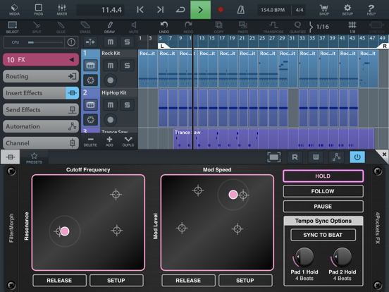 Screenshot #6 pour FilterMorph AUv3 Audio Plugin