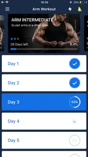 arm workout iphone screenshot 2