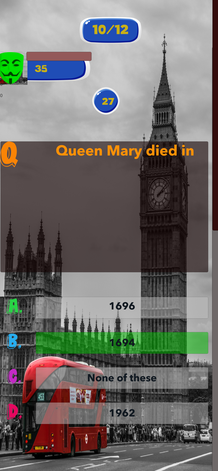 England Knowledge Test