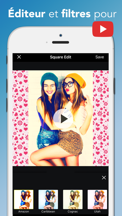 Screenshot #2 pour Square Edit Photo Video Editor