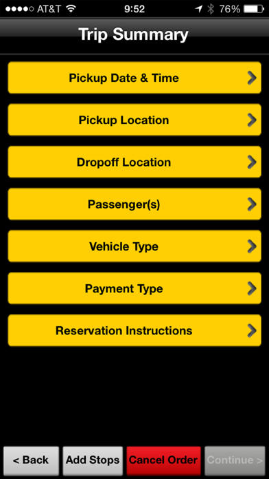 Premier Transportation Service Screenshot