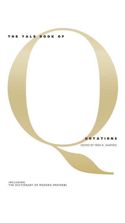 The Yale Book of Quotations