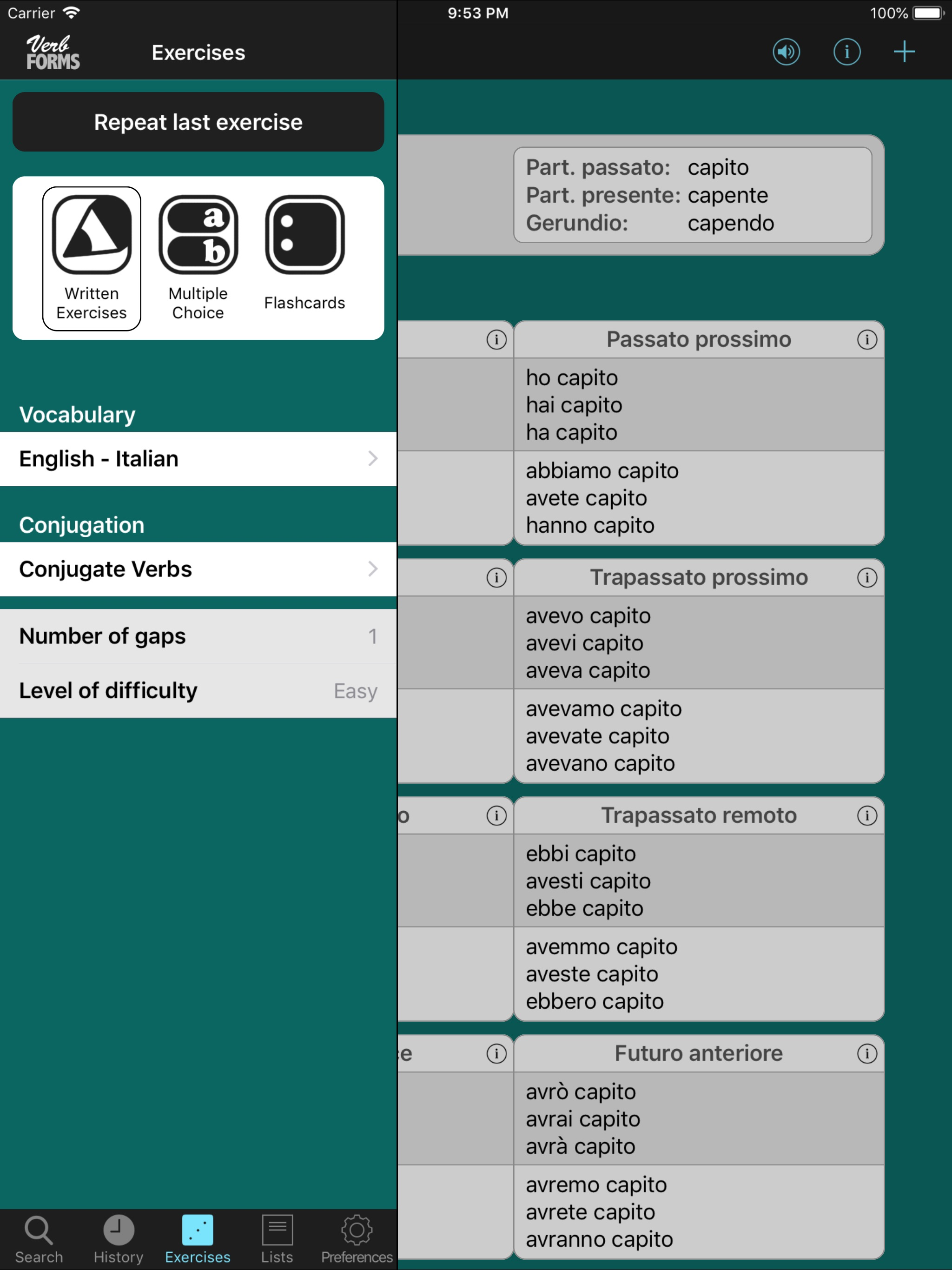 Italian Verbs & Conjugation L screenshot 11