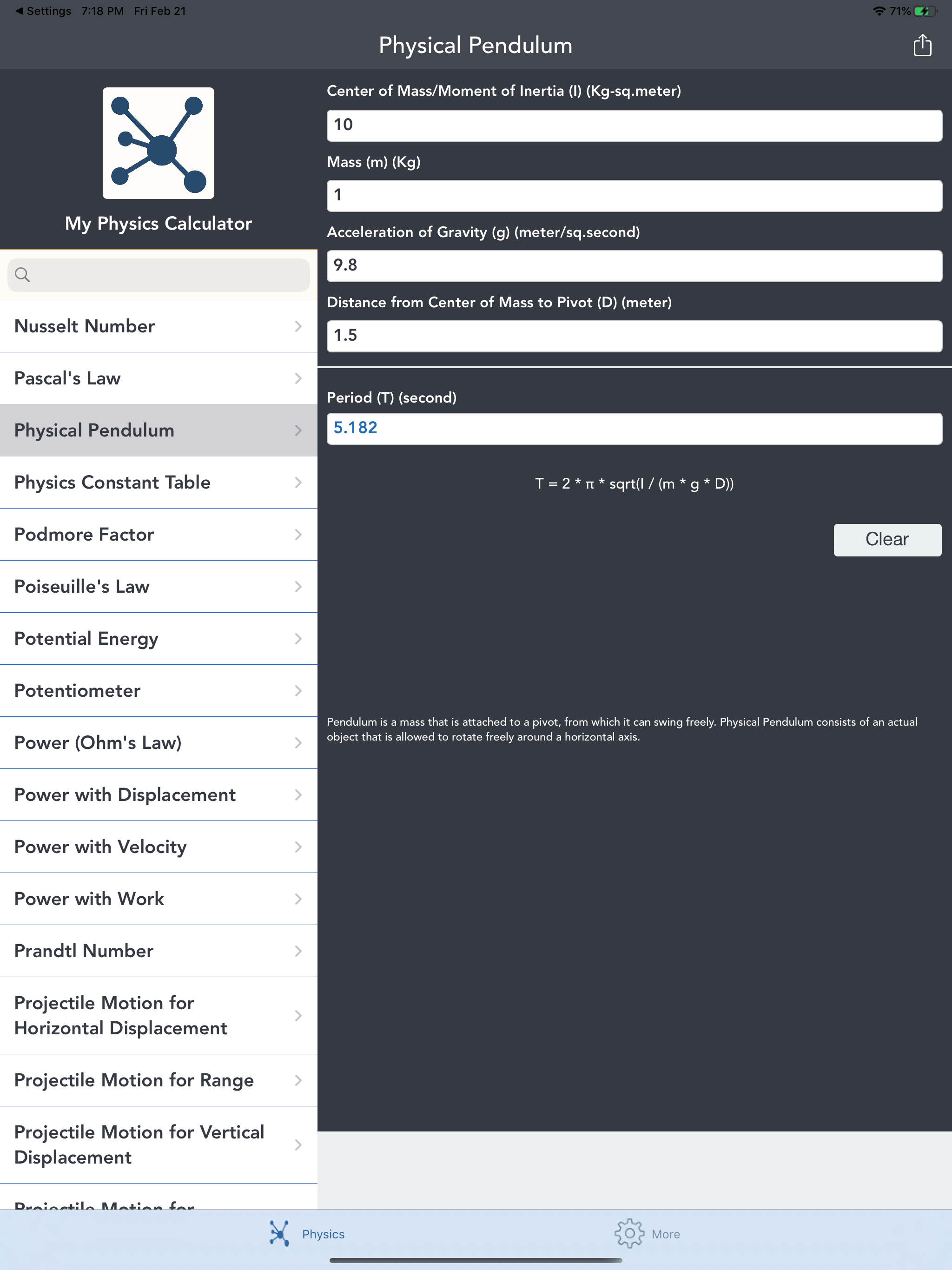 Physics Calculators Converters screenshot 17
