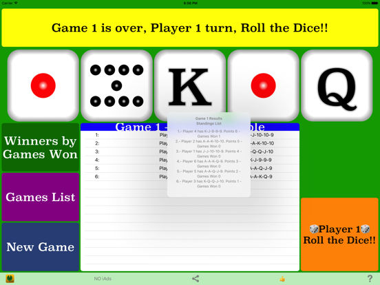 Screenshot #6 pour Poker Dice Minds
