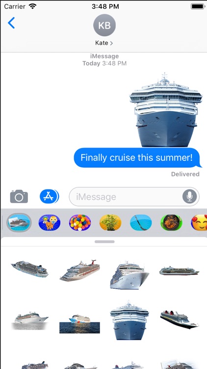 Cruise-Emojis Stickers