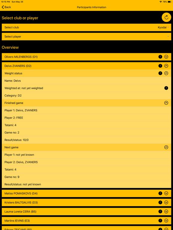 Screenshot #5 pour JudoAudienceApp
