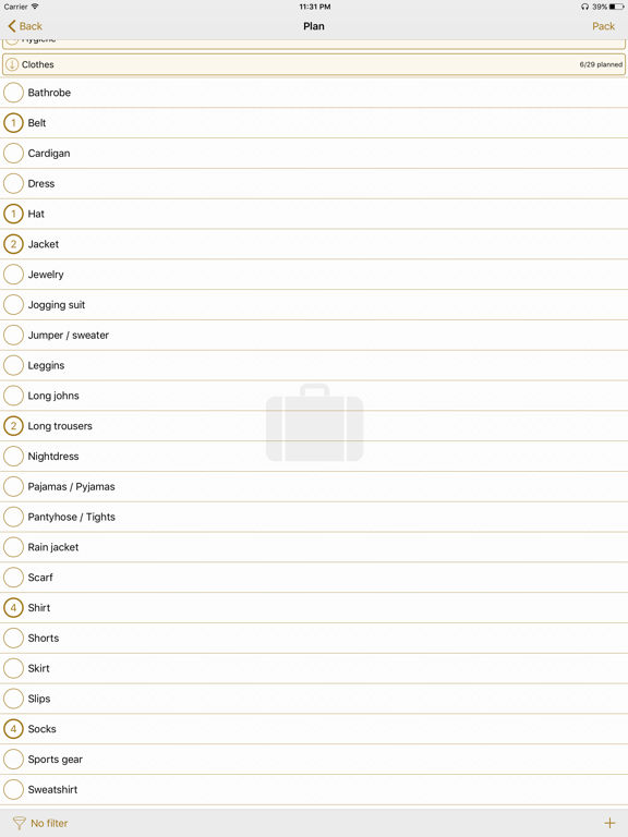 Screenshot #6 pour Pack The Bag Pro