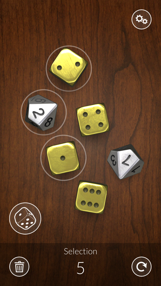 #2. Dice Bag - 3D dice (iOS) 来自: Lost Minds