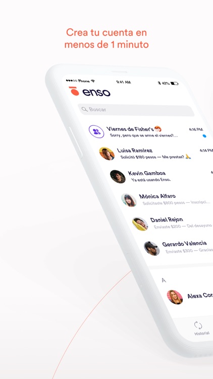 Enso — Envía y recibe dinero