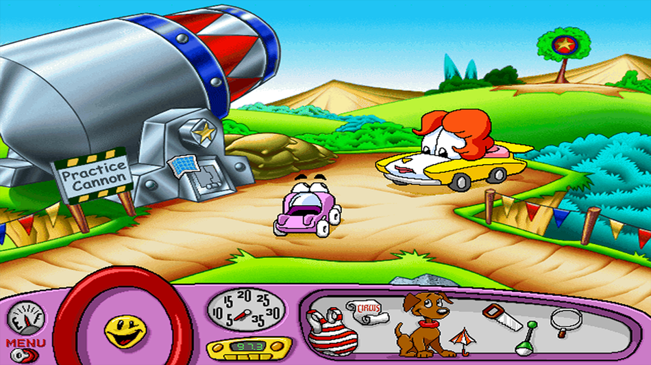 #3. Putt-Putt Joins The Circus (iOS) 由: Humongous Entertainment