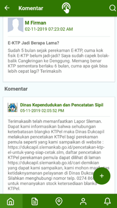 Screenshot #3 pour Lapor Sleman
