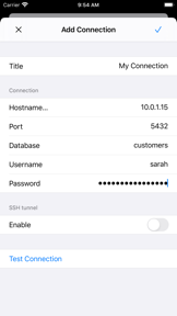 PostgreSQL Commander screenshot