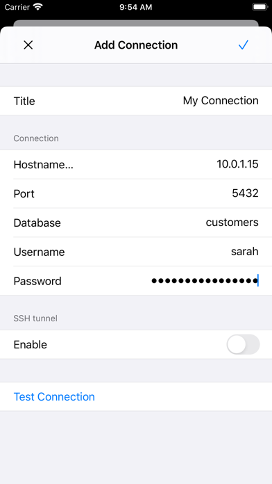 Screenshot #3 pour PostgreSQL Commander