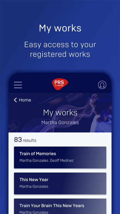 PRS for Music Mobile Screenshot 4 - AppWisp.com PRS for Music Mobile Screenshot 4 - AppWisp.com