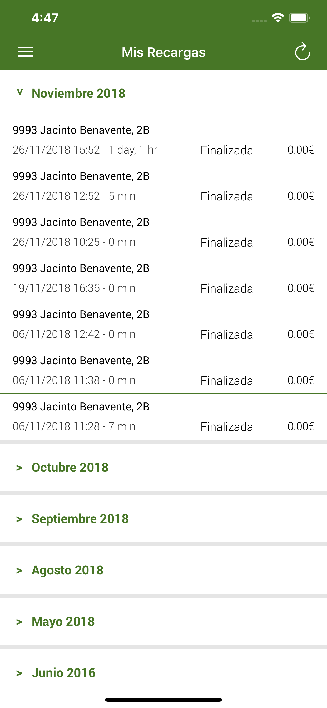 Fenie Energía Recarga