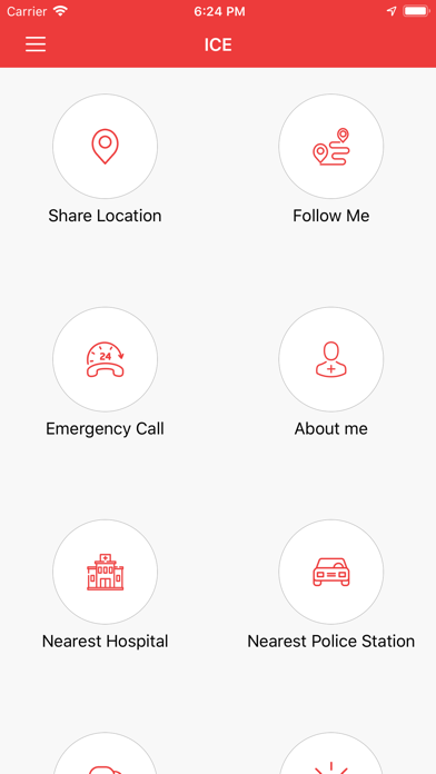 Screenshot #1 pour ICE : Personal safety app