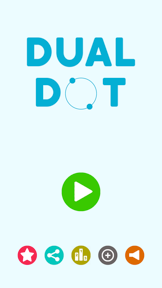Dual Two Dots Circle Game screenshot