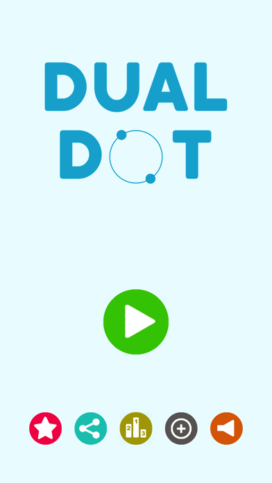 Dual Two Dots Circle Game Screenshot