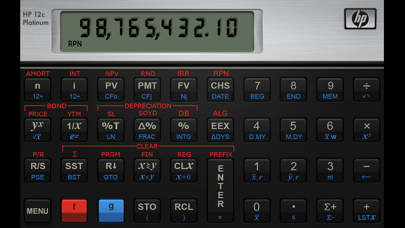 HP 12C Platinum Calculator Screenshot