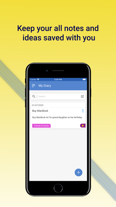 Screenshot #1 pour Personal Diary & Notes