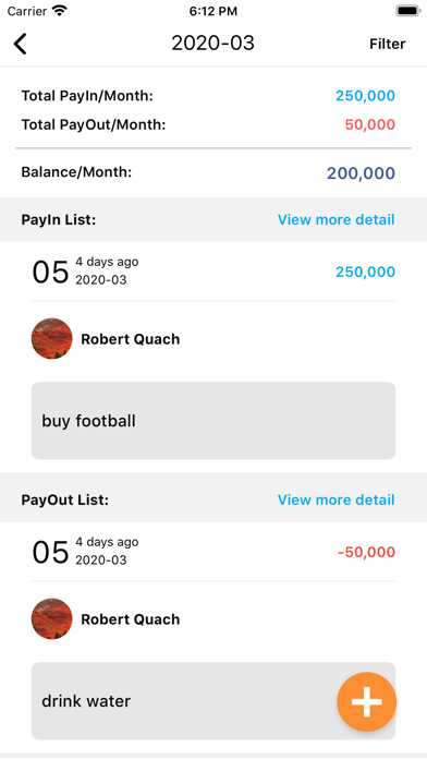 Sport Team Expenditure Control screenshot 4