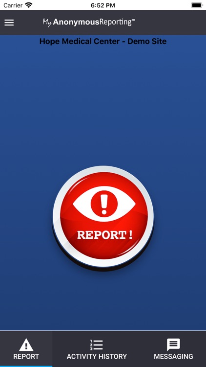 MyAnonymousReporting