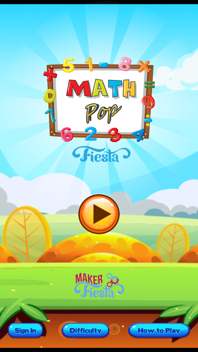 Screenshot #1 pour Math Pop Fiesta
