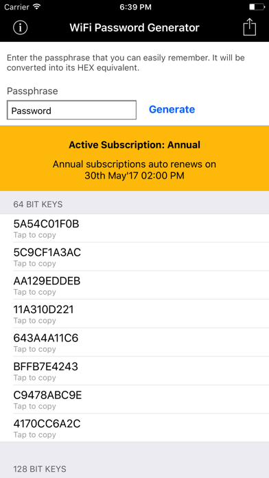 Wifi Password Gen - WEP Keysのおすすめ画像1