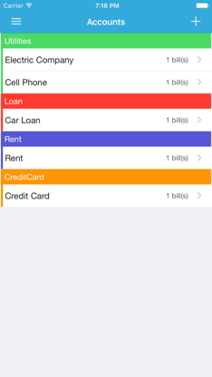 iBill Reminder: Bill Organizer screenshot 4