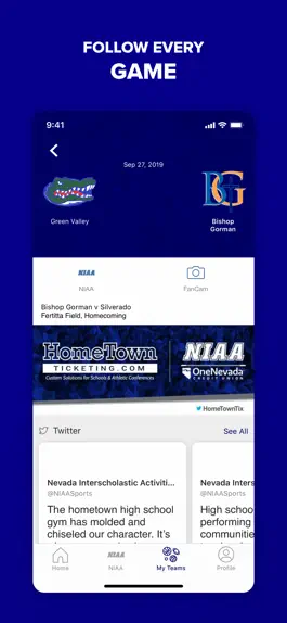Game screenshot NIAA Live apk