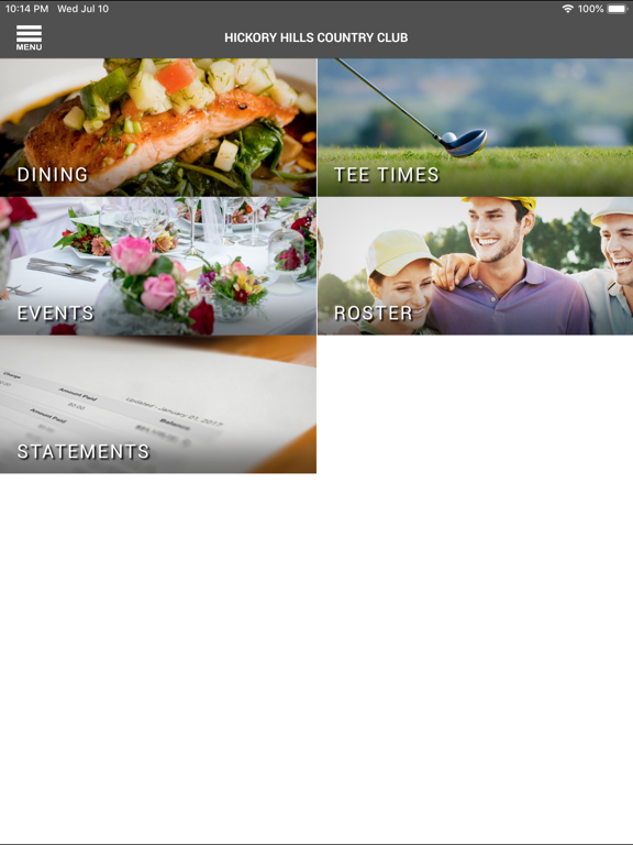 Hickory Hills Country Club iPad screenshot 3 - Lifestyle app