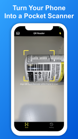 SkyBlueScan: QR Code Scanner screenshot